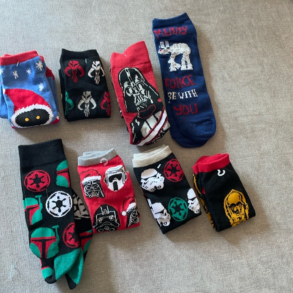 Christmas Star Wars Sock Lot